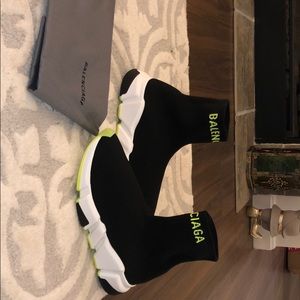 Sporty Knit Balenciaga Black Yellow